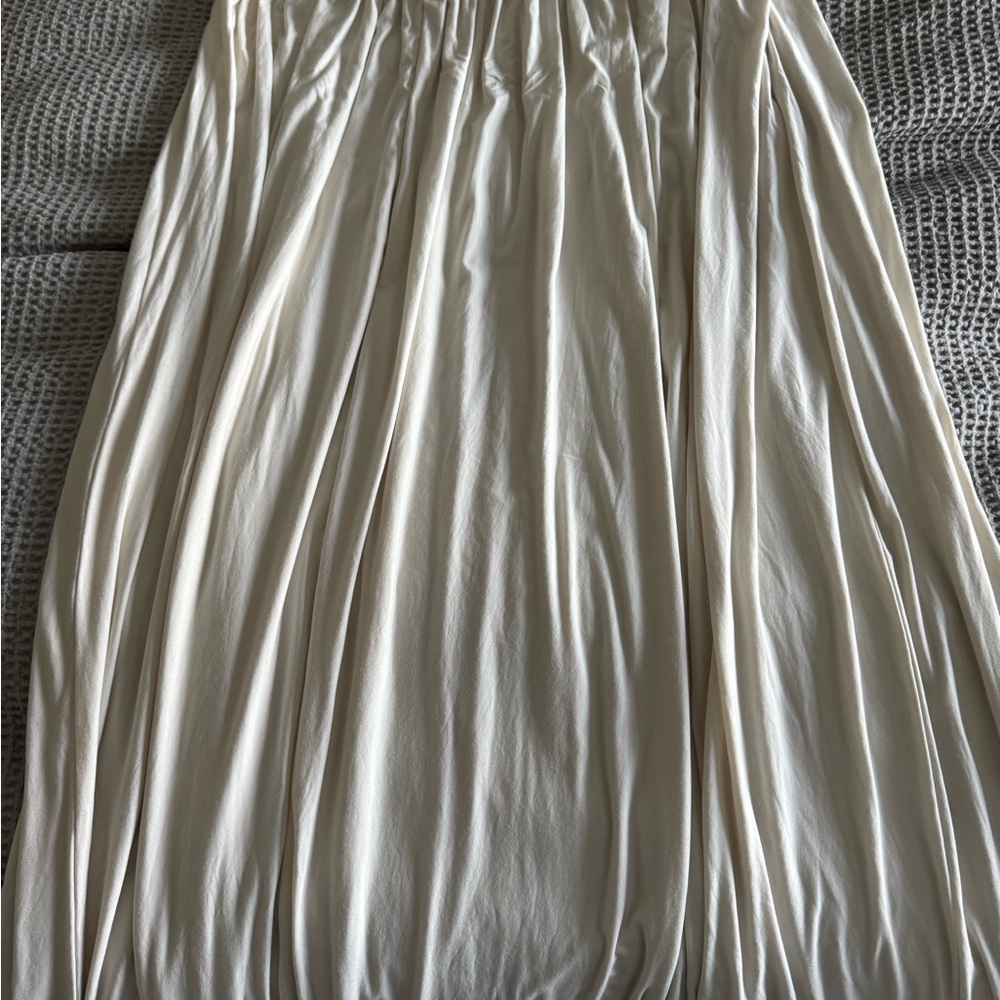 LULULEMON 2-1 Maxi Skirt Dress Light Ivory Large EUC / Worn 2x No Flaws - Picture 8 of 13